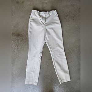 H&M Beige High-Waisted Slim Pants